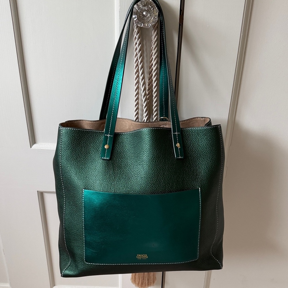 FRANCES VALENTINE  NEW YORK GORGEOUS LARGE TOTE